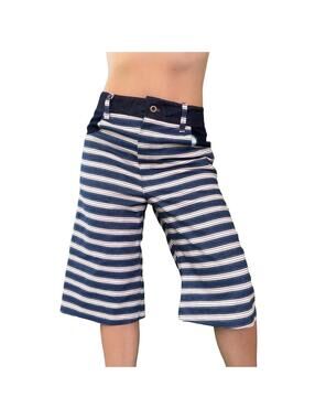 90s HANDMADE DENIM CAPRI JORTS